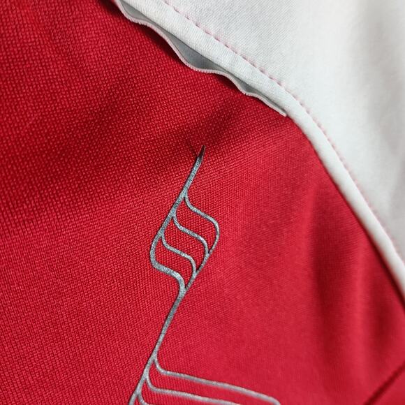 Pearl Izumi Elite Jacket Women L Red White Zip Cycling Windstopper - Picture 10 of 12